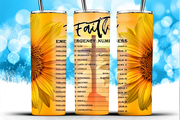 Bible Emergency Sunflower Faith 20ozWrap Review