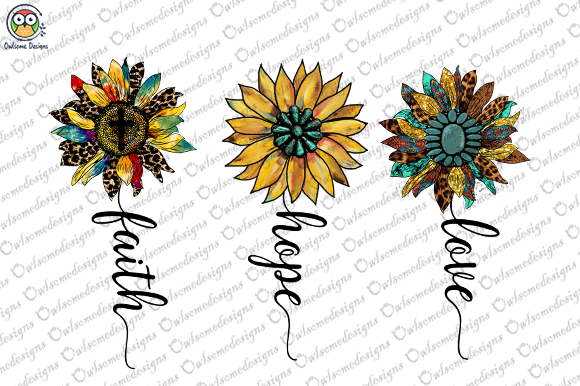 Faith Hope Love Sunflower Sublimation Design Review