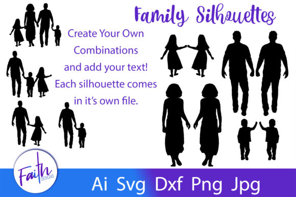 Family Silhouettes Svg Bundle Review for Real Projects