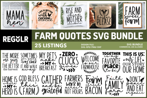 Farm Quotes SVG Bundle: A Practical Design Review for Real Projects