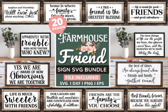 Farmhouse Friend Sign: A Versatile Embroidery Design for Real Projects