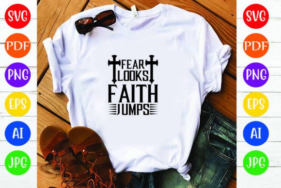 Fear Looks Faith Jumps: A Bold Embroidery Design for Real Projects