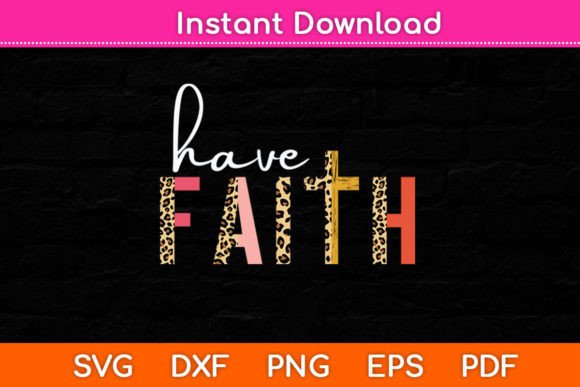 Have Faith Leopard Cross Jesus Christ Embroidery Design Review
