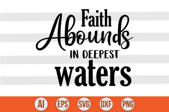 Review of Faith Abounds in Deepest Waters Embroidery Design
