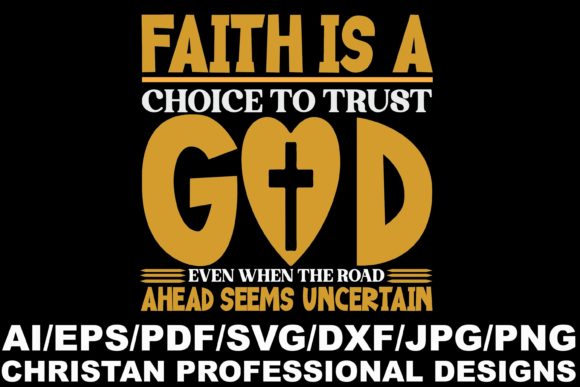 Reviewing Faith is a Choice to Trust God for Real Embroidery Projects