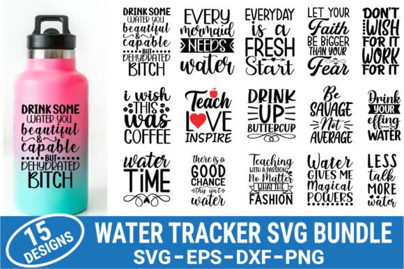 Water Tracker SVG Bundle Review for Real Embroidery Projects